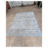 Hurston Bayport Blue Floral Area Rug