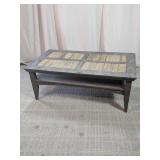 Wood Coffee Table With Lower Shelf