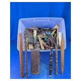 Vintage Wooden Spindle Trim & Craft Supplies Lot