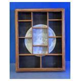 Wood Frame Moon Wall Decor