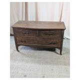 Wooden 3-Drawer Dresser Chest