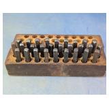 Metal Letter Stamp Punch Set