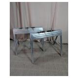 Folding Metal Sawhorse Work Support Stands