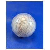Autographed Collectible Baseball in Display Case