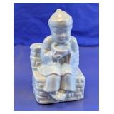 Vintage Ceramic Asian Boy Figure Planter