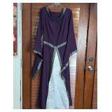 Purple Medieval Renaissance Costume Dress