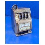 Radica Vintage Buckaroo Slot Machine Coin Bank