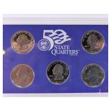 2001 US Mint 50 State Quarters Proof Set