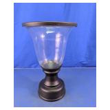 Glass Hurricane Candle Holder