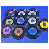 Vintage 45 RPM Vinyl Records Single Lot