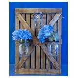 Decorative Wooden Jar Wall Display