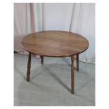 Vintage Wooden Drop Leaf Dining Table