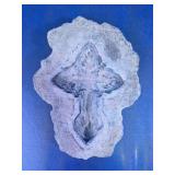 Stone Religious Cross Wall Plaque