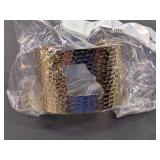 Gold-Tone Hammered Missouri Cutout Cuff Bracelet
