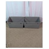 Heavy-Duty Plastic File Storage Bins