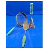 Green Handle Kitchen Utensils