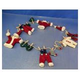 Christmas Hanging Clothesline Garland
