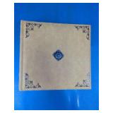 Decorative Tan Photo Album With Ornate Accents