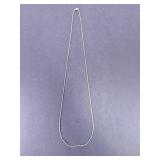 925 Sterling Silver 30" Twisted Rope Necklace