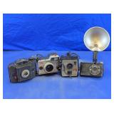 Vintage Ansco & Herold Flash-Master Camera Lot