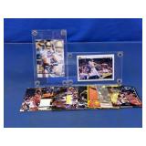 Derrick Mayes Signed, McGwire & Basketball Cards