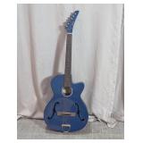 Gitano Blue Archtop Cutaway Acoustic Guitar