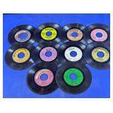 Vintage Assorted 7" Vinyl 45 RPM Records Lot