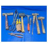 Assorted Hand Tools & Wiss Aviation Snips Lot