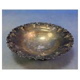 Decorative Silver Plated Footed Bowl