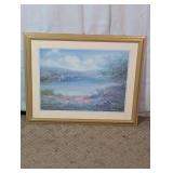 Framed Serene Landscape Art Print