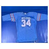 Earl Campbell Houston Oilers #34 Signed Jersey