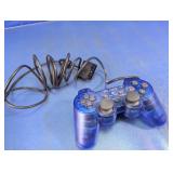 Sony PlayStation Clear Blue Analog Controller