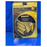 Philips Magnavox Gold RCA Audio Video Cable