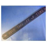 One Day At A Time Wooden Wall Sign