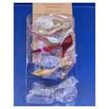 4-Piece Dazzling High Heel Ornaments Set