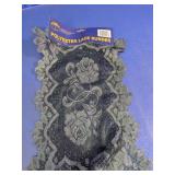 Floral Rose Polyester Lace Runner