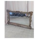 Large Ornate Gold Gilt Framed Wall Mirror