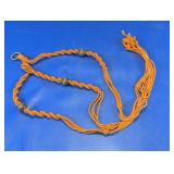 Orange Macrame Hanging Plant Pot Holder