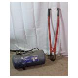 Campbell Hausfeld Air Tank &  Bolt Cutters Duo