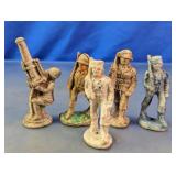 Vtg Metal Lead Toy Soldier Figures