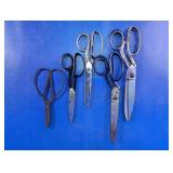 Vintage Tailor & Sewing Shears Lot