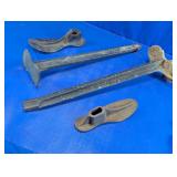 Cast Iron Cobbler Shoe Repair Stand with Lasts