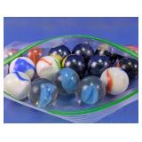 Vintage Assorted Glass Marbles Lot