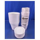 White Plastic Plant Nursery Pots Lot