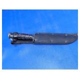 Fighting Style Utility Knife with Black Sheath