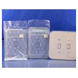 Fond Memories Clear Acrylic Switchplate Cover Trio