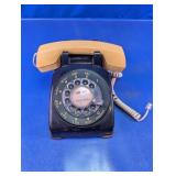 Vintage Black Rotary Desk Phone