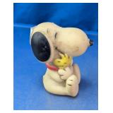 Vintage Snoopy & Woodstock Plastic Figurine