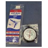 Air Mail Labels & Compass Set