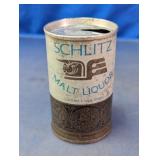 Vtg Schlitz Malt Liquor 8 oz Steel Beer Can